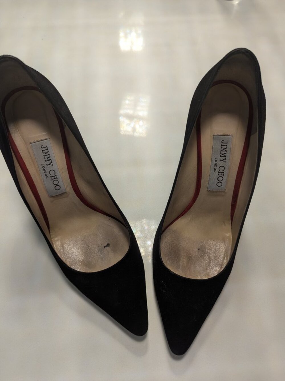 Jimmy Choo Black Suede pumps 39.5